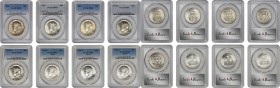 Lot of (8) Mint State Kennedy Half Dollars. (PCGS).

Included are: (3) 1964 MS-65; (2) 1970-D MS-64; 1976-S Silver Clad, MS-67; and (2) 1976-S Silve...