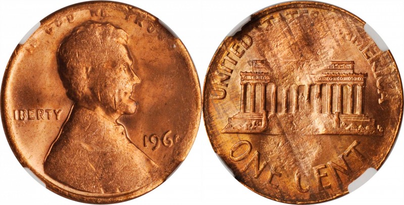 1960 Lincoln Cent. Large Date--Struck on a Planchet that Split Before Striking--...