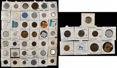 Lewistown. Lot of (52) Lewistown Montana tokens, mostly EV-5 and lower, according to the 2020 Rubick catalog, but with many very elusive pieces includ...