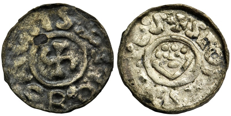 Boleslaw III Wrymouth, Denarius Breslau - rare
Piękny egzemplarz. Znakomicie wy...