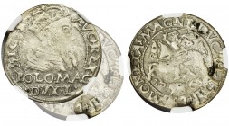 Sigismund II August, Groschen Tykocin 1566 - VERY RARE - NGC AU
Bardzo rzadki grosz na stopę polską w atrakcyjnym jak na ten typ monety, stanie zacho...