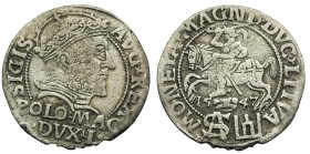 Sigismund II August, Groschen Vilnius 1547 - L/LITVA
Dobra ogólna prezencja, ale moneta głucha.
Końcówka napisów L/LITVA.Reference: Cesnulis-Ivanaus...