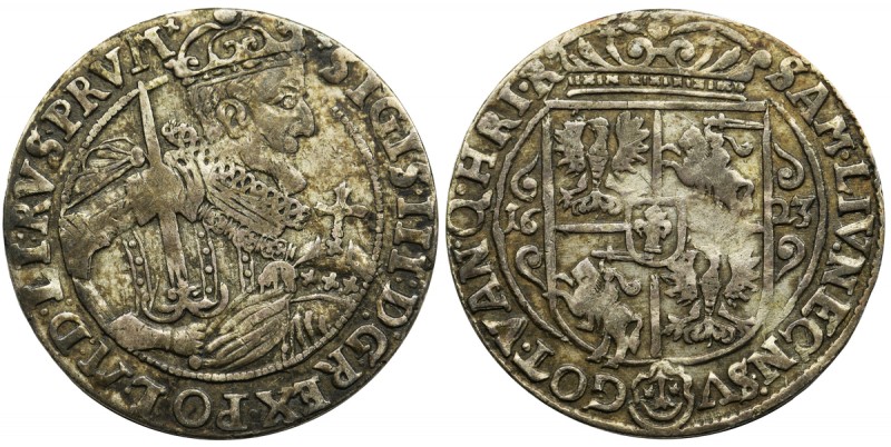 Sigismund III Vasa, 1/4 Thaler Bromberg 1623 - PRV M
Końcówka napisu PRV M.
Re...