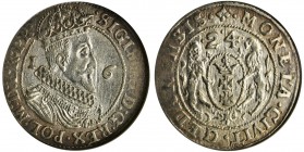 Sigismund III Vasa, 1/4 Thaler Danzig 1624 - NGC AU55 - PR•
Końcówka napisu na awersie PR•.
Ładny z połyskiem i dobrym detalem.
Reference: Shatalin...