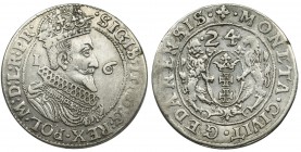 Sigismund III Vasa, 1/4 Thaler Danzig 1624 - PR•
Końcówka napisu na awersie PR•.

Reference: Shatalin GD24a-5
Grade: VF+