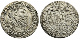 Sigismund III Vasa, 6 Groschen Krakau 1624
Odmiana z arabską cyfrą 2 w dacie.
Ładna sztuka jak na tak słabo bitą emisję.Reference: Kopicki 1259
Gra...
