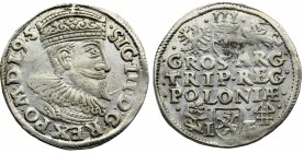 Sigismund III Vasa, 3 Groschen Wschowa 1595
Bardzo ładna moneta o zdrowej prezencji. Dobrze wybity.
Odmiana ze znakiem róży Hermana Rüdigera i znaki...