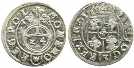 Sigismund III Vasa, 3 Polker, Bromberg 1616
Menniczej świeżości egzemplarz, wręcz z lustrzanym efektem na rewersie.Reference: Górecki B.16.1.c (F1)
...