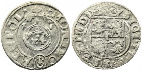 Sigismund III Vasa, 3 Polker Bromberg 1617
Mocny, menniczy blask.Reference: Górecki B.17.2b (F1)
Grade: XF+