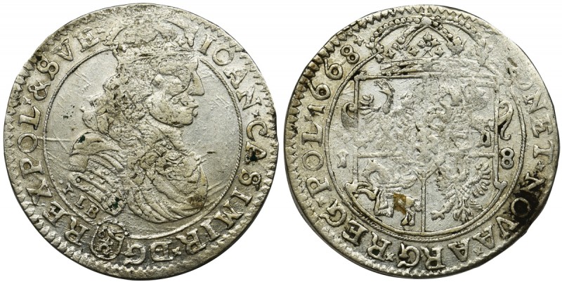John II Casimir, 1/4 Thaler Bromberg 1668 TLB
Ładna moneta. Dużo menniczej świe...