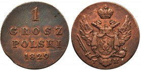 1 polish groschen Warsaw 1829 FH - rare
Ładny egzemplarz. Zdrowa powierzchnia i wyraźny połysk.&nbsp;
Rzadki rocznik.
Reference: Bitkin 1057, Plage...