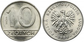 10 zloty 1989 - PROBA
Moneta próbna o nakładzie 500 sztuk.
Reference: Parchimowicz P.288.a
Grade: UNC/AU