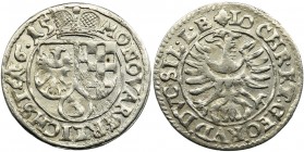 Silesia, John Christian and George Rudolph, 3 Kreuzer Zloty Stok 1615
Ładny, połyskowy egzemplarz.Reference: F.u.S. 1496
Grade: XF
