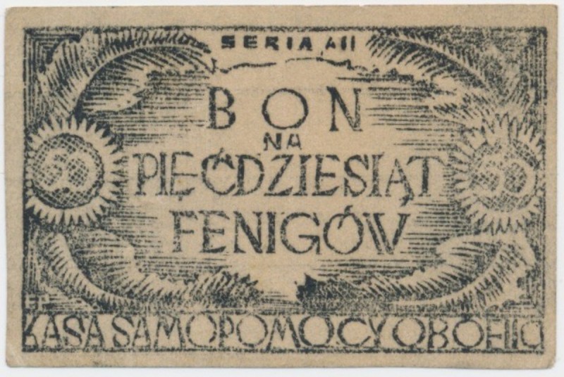 Oflag II C Woldenberg, 50 fenigów (1944) - Seria AIIReference: Podczaski DO-104....