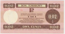 Pewex 2 centy 1979 - DUŻY - HO -
Wymiary pola bonu 114 x 59 mm.&nbsp;
Śladowe zagięcie końcówki prawego, górnego rogu. Drobna nagniotka.&nbsp;
Natu...