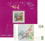 PWPW 04, Ptaszki (2004) - AA - dzwon farbą - w emisyjnym folderze
Wariant z dzwonem z farbą.
W komplecie dedykowany różowy folder w bardzo dobrym st...