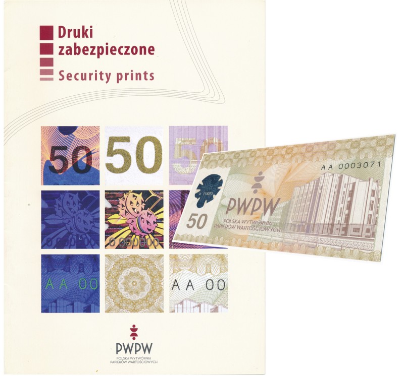PWPW, 50 Gmach PWPW (2011) - w folderze emisyjnym
Nieczęsto notowany banknot te...