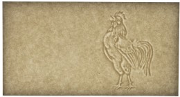 PWPW, Znak wodny Kogut do banknotu 04 Ptaszki
Papier ze znakiem wodnym z Kogutem w wymiarze 7.1 x 15 cm, który przeznaczony był do druku banknotu 04 ...