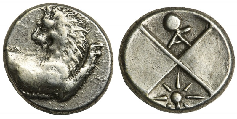 Greece, Cimmerian Bosporus, Thracian Chersonesos, HemidrachmReference: Weber 243...
