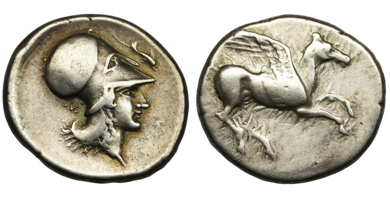 Greece, Corinthia, Corinth, StaterReference: BCD Corinth 89, Calciati 344
Grade...