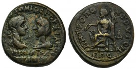 Roman Provincial, Moesia Inferior, Tomis, Gordian III i Tranquillina, Pentassarion Æ28
Waga 13.71 g
Reference: Varbanov 5731
Grade: VF+/XF-