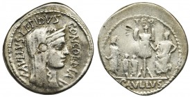 Roman Republic, L. Aemilius Lepidus Paullus, DenariusReference: Crawford 415/1, Sydenham 926
Grade: VF+