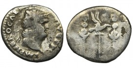 Roman Imperial, Nero, DenariusReference: RIC 68
Grade: VF-