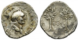 Roman Imperial, Vespasian, Denarius - rareReference: RIC 681
Grade: VF+