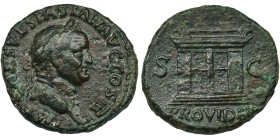 Roman Imperial, Vespasian, AsReference: RIC 315
Grade: VF