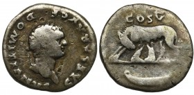 Roman Imperial, Domitian, DenariusReference: RIC 961
Grade: VF-