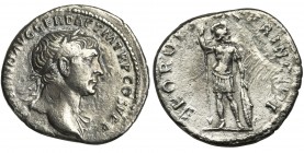 Roman Imperial, Trajan, Denarius - rarerReference: RIC 162
Grade: VF+