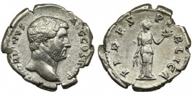 Roman Imperial, Hadrian, DenariusReference: RIC 241A
Grade: VF+