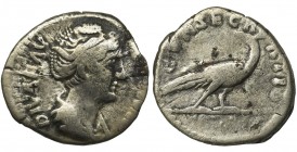 Roman Imperial, Faustina I, Posthumous DenariusReference: RIC 384
Grade: VF-