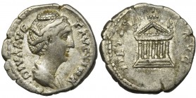 Roman Imperial, Faustina I, Posthumous Denarius - rareReference: RIC 396
Grade: VF