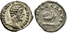 Roman Imperial, Marcus Aurelius, Posthumous DenariusReference: RIC 269
Grade: VF+