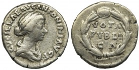Roman Imperial, Lucilla, Denarius - rareReference: RIC 791
Grade: VF