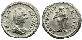 Roman Imperial, Julia Domna, DenariusReference: RIC 552
Grade: XF+