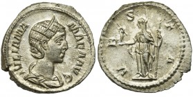 Roman Imperial, Julia Mamea, DenariusReference: RIC 226
Grade: XF-