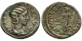 Roman Imperial, Julia Mamea, DenariusReference: RIC 343
Grade: VF