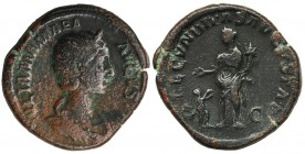 Roman Imperial, Julia Mamea, SestertiusReference: RIC 668
Grade: F+