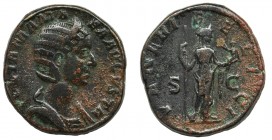 Roman Imperial, Julia Mamea, SestertiusReference: RIC 694
Grade: VF-