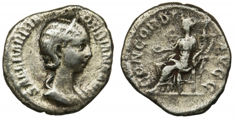 Roman Imperial, Orbiana, Denarius - rareReference: RIC 319
Grade: VF