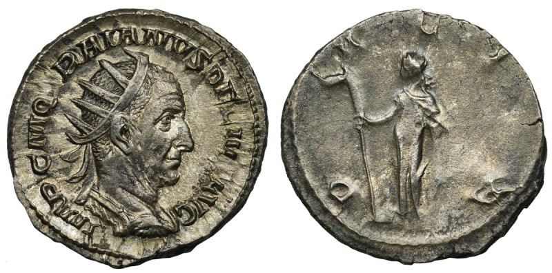 Roman Imperial, Trajan Decius, AntoninianusReference: RIC 12b
Grade: XF-