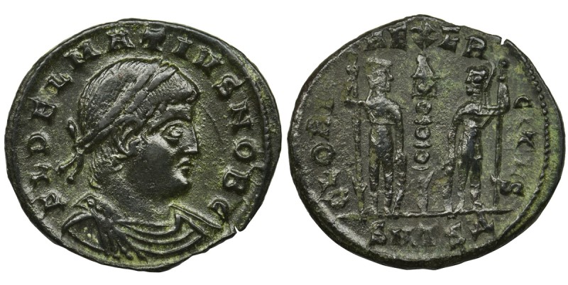 Roman Imperial, Delmatius, Follis - very rare, unlisted in RICReference: RIC 202...