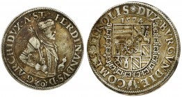 Austria, Ferdinand II, Guldenthaler (60 kreuzer) Hall 1574Reference: Davenport 55
Grade: VF