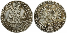 Austria, Maximilian II, Guldentaler (60 kreuzer) Kuttenberg 1566 - rarerReference: Davenport 44
Grade: VF/VF-