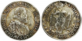 Austria, Rudolf II, Thaler Kremnitz 1602 KB - rarer dateReference: Davenport 3013
Grade: VF