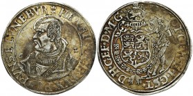 Germany, Brunswick-Wolfenbüttel, Heinrich V, Thaler Goslar 1562 - rarerReference: Davenport 9051
Grade: VF+