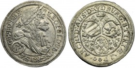 Austria, Leopold I, 3 Kreuzer Wien 1700Reference: Herinek 1364
Grade: XF