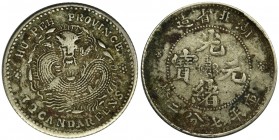 China, Province Hu-Peh, Guangxu, 10 cents 1894Reference: Yeomen 124
Grade: VF